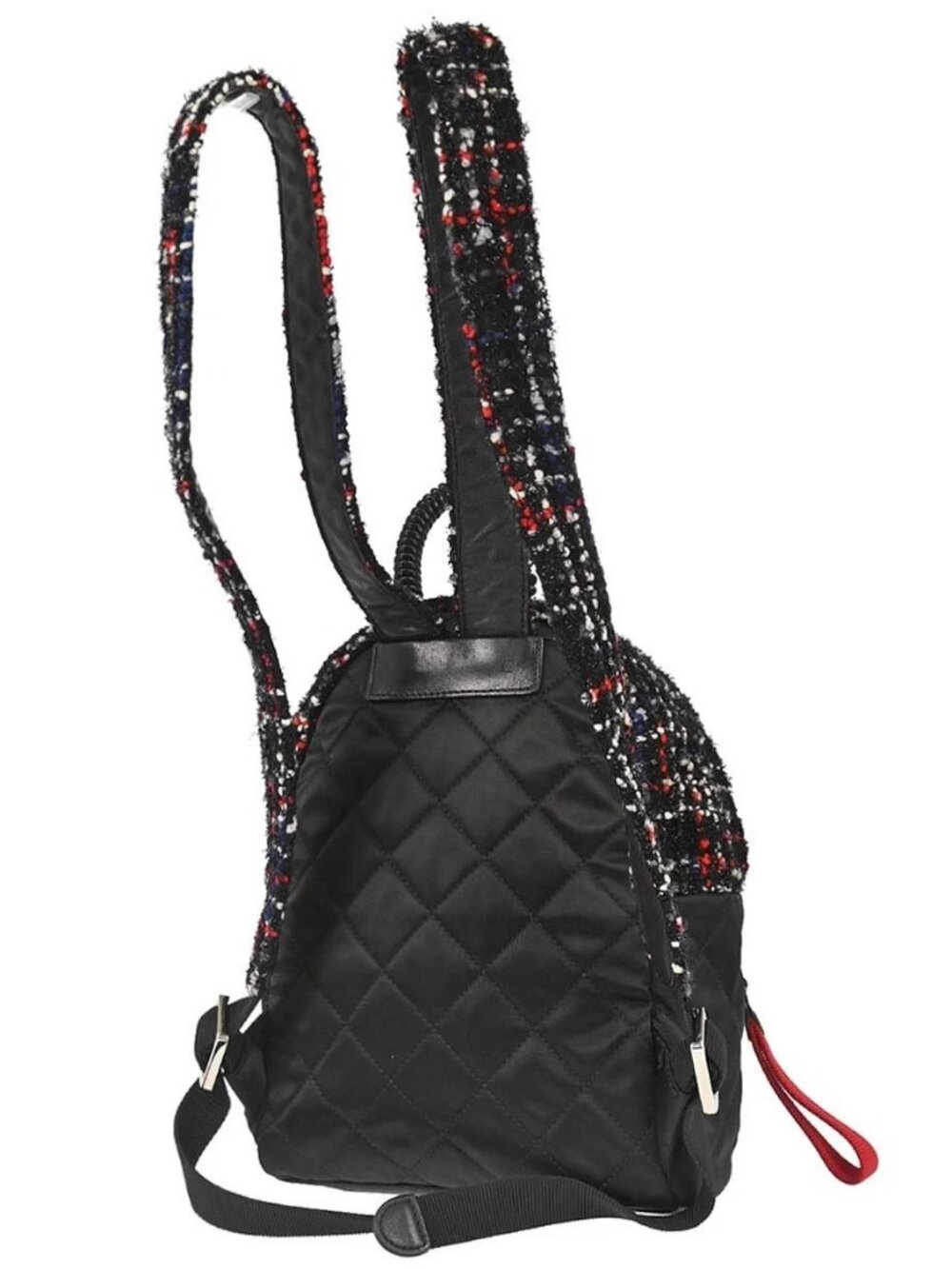 Chanel Black Tweed Nylon Backpack 197572 - Picture 2 of 16